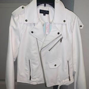 White Leather Jacket